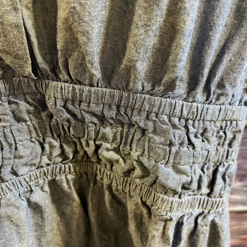 French Connection chambray cotton Maxi Dress - Picture 5 of 6